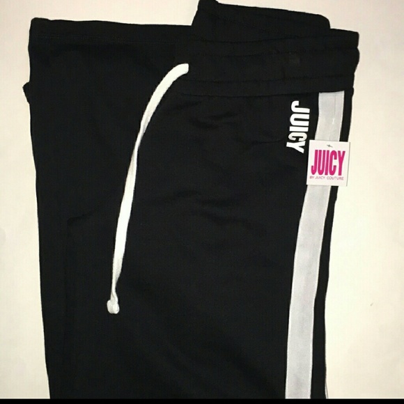 NWT JUICY COUTURE WIDE LEG PANT AND OVERSIZED CROP HOODIE TRACK PANT SET - Picture 2 of 8